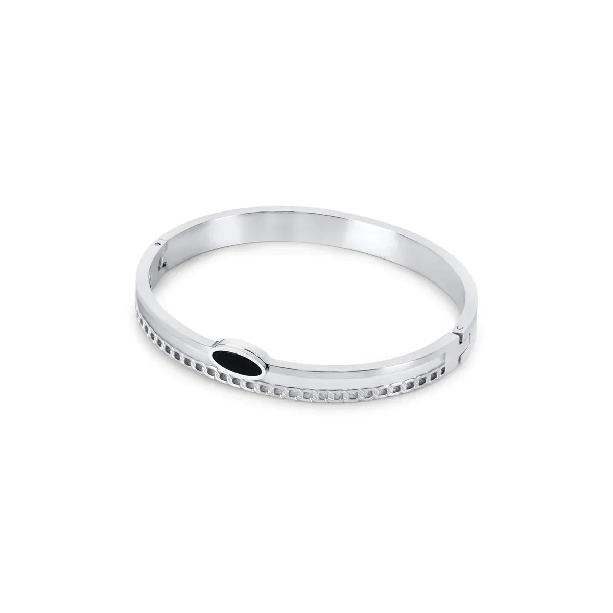 Brazalete Capas Ónix - Plata