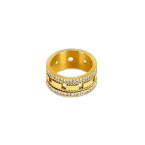 Anillo Impulse Bañado en Oro de 18K