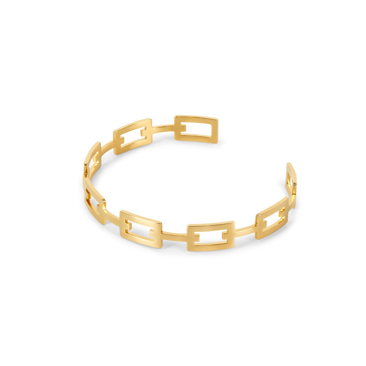 Brazalete Alexandra Bañado en Oro de 18K