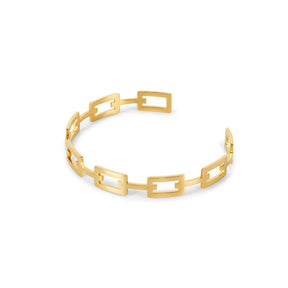 Brazalete Alexandra Bañado en Oro de 18K
