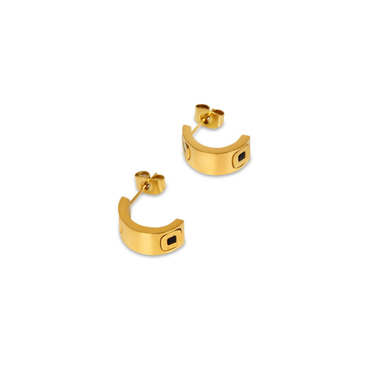 Aro Square Charm Bañado en Oro de 18k