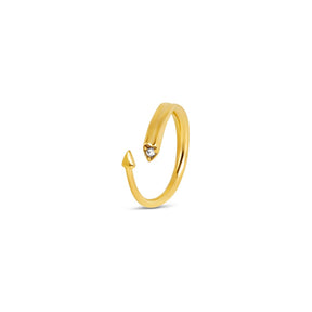 Anillo Flecha Bañado en Oro 18k