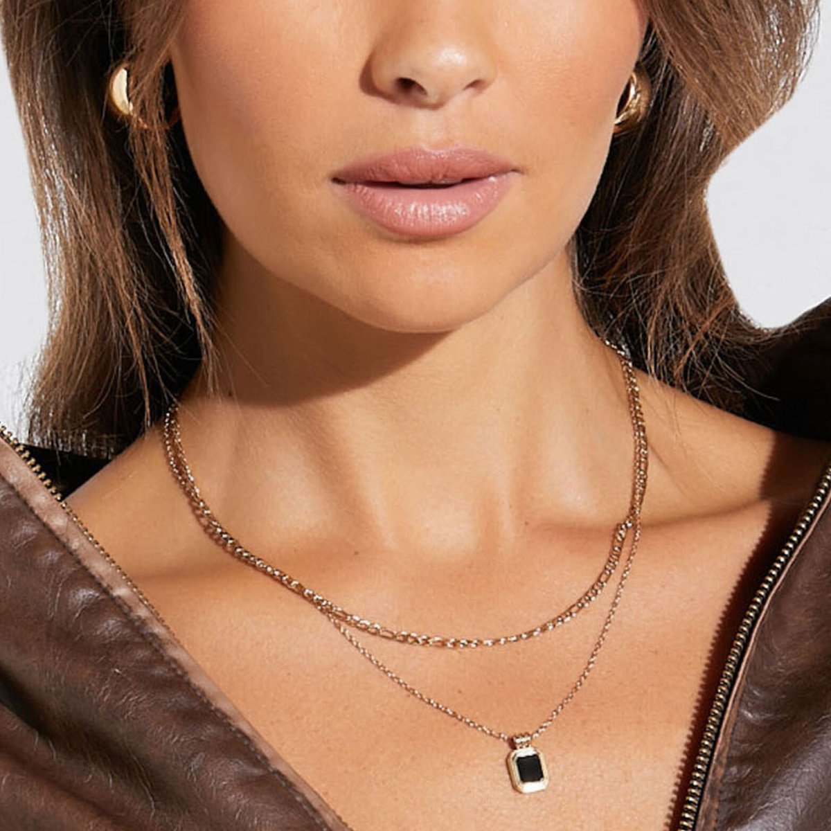 Mix Collar Aurora Bañado en Oro 18K