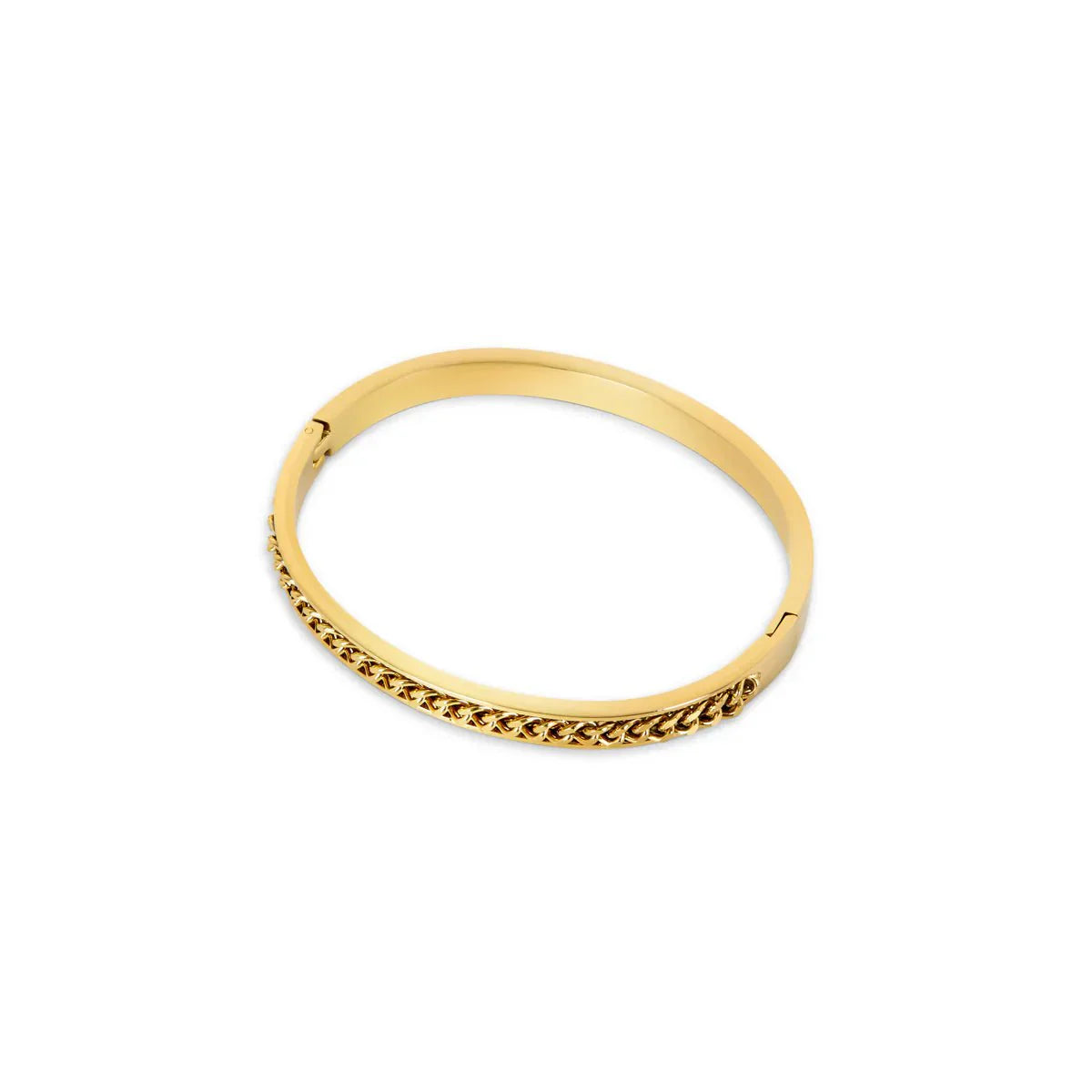 Brazalete Elos Bañado en Oro 18K
