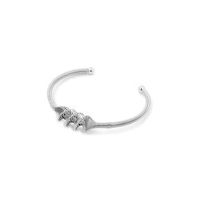 Brazalete Wave - Plata