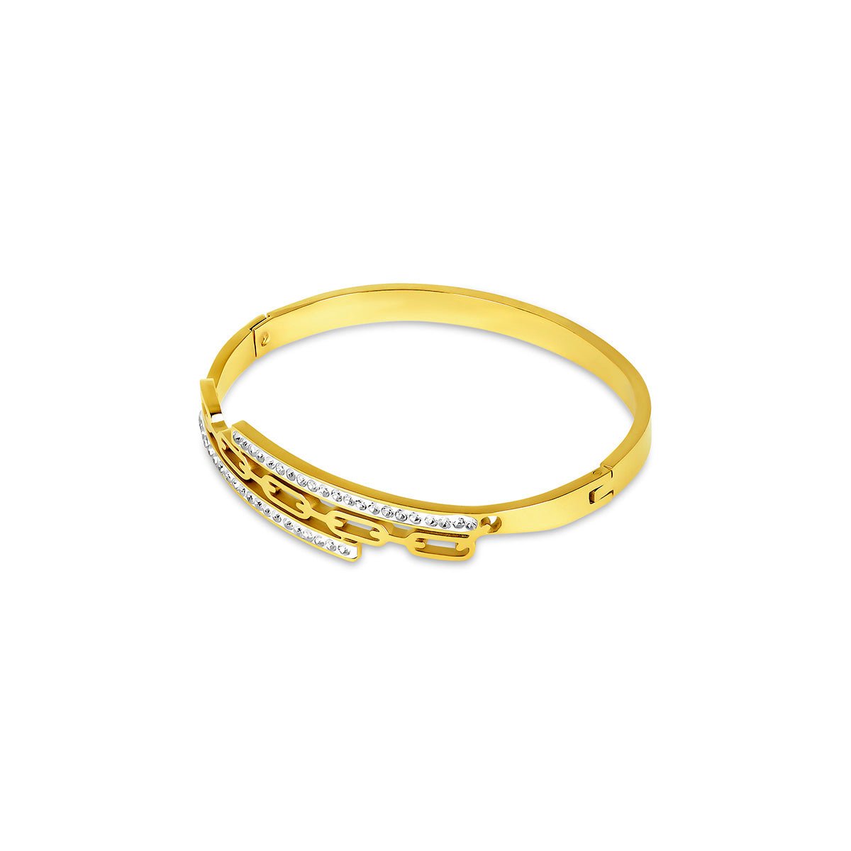 Brazalete Donatela Bañado en Oro 18K
