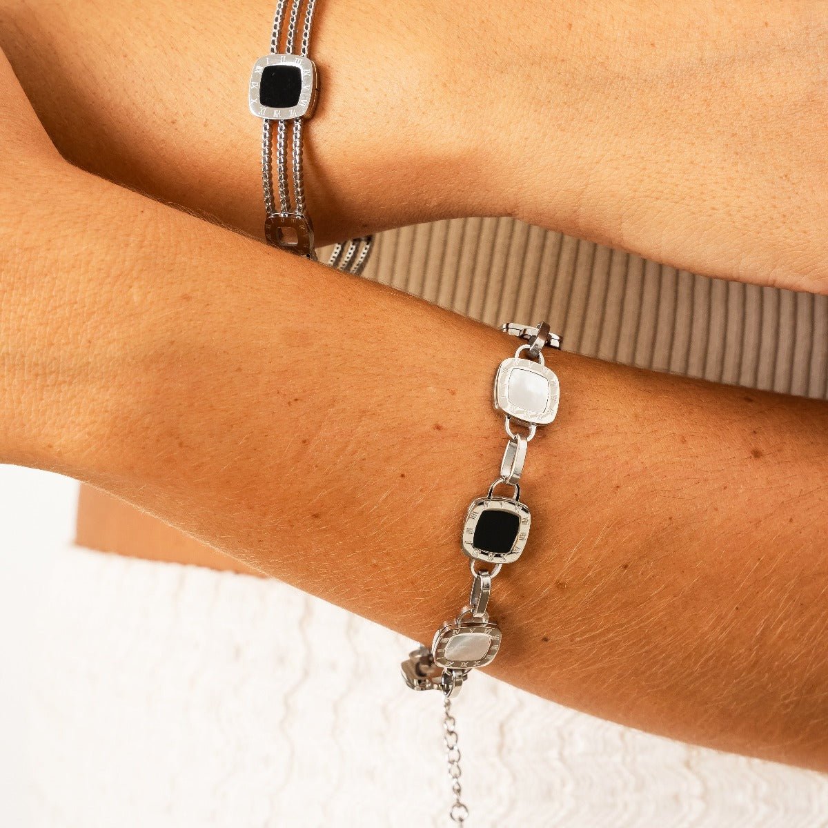 Pulsera Mono Quadrada - Plata