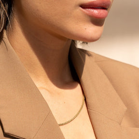 Collar Dely Bañado en Oro 18k