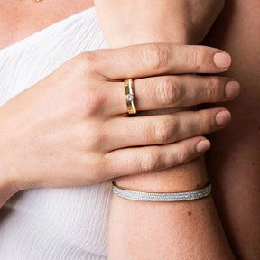 Brazalete Luxe Bañado en Oro 18k