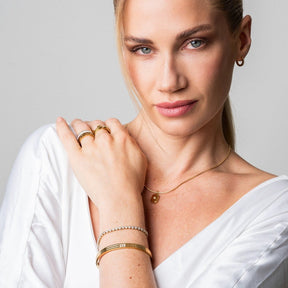 Brazalete Hanna Bañado en Oro 18k