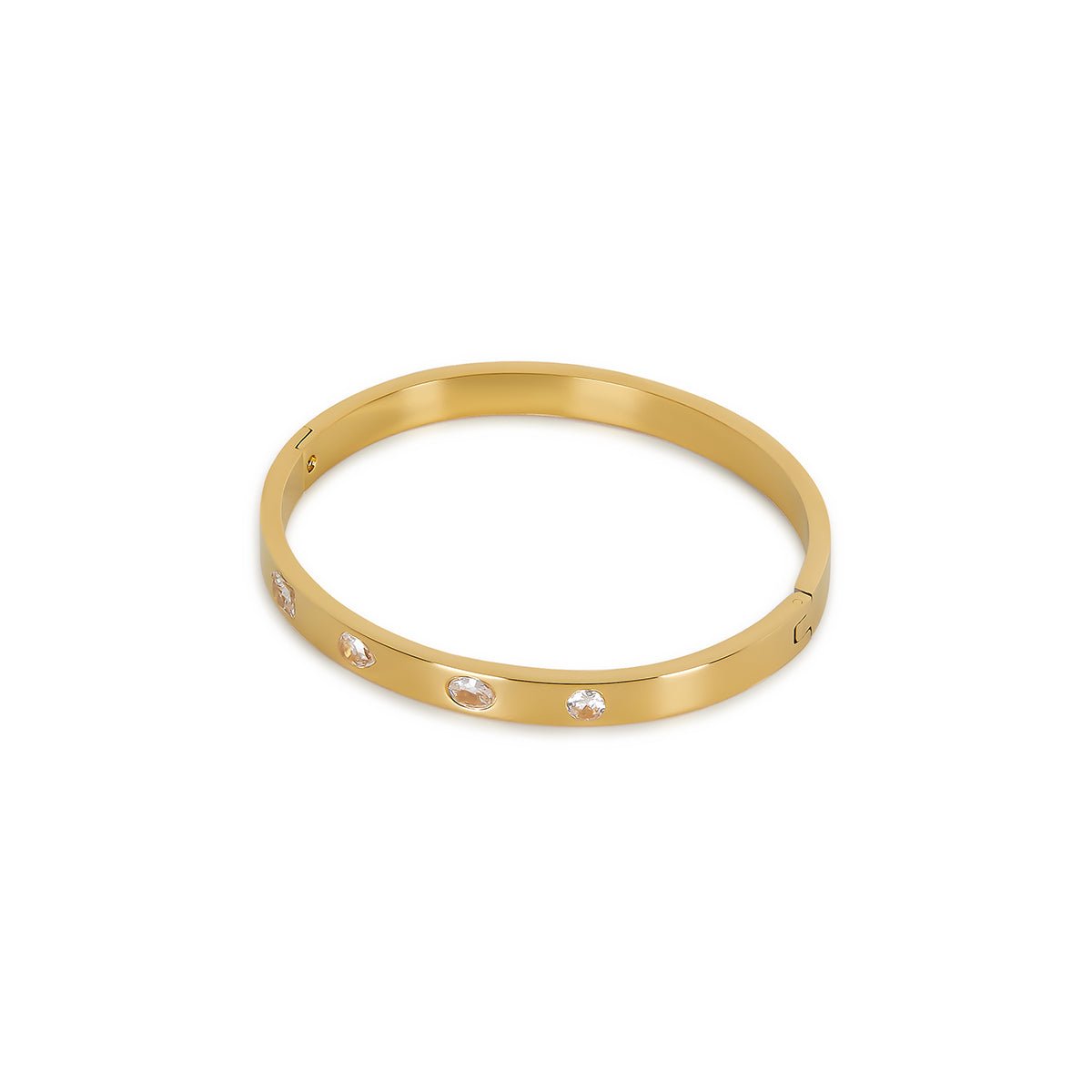 Brazalete Catherine Bañado en Oro 18k