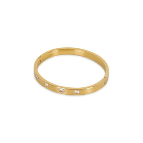 Brazalete Catherine Bañado en Oro 18k