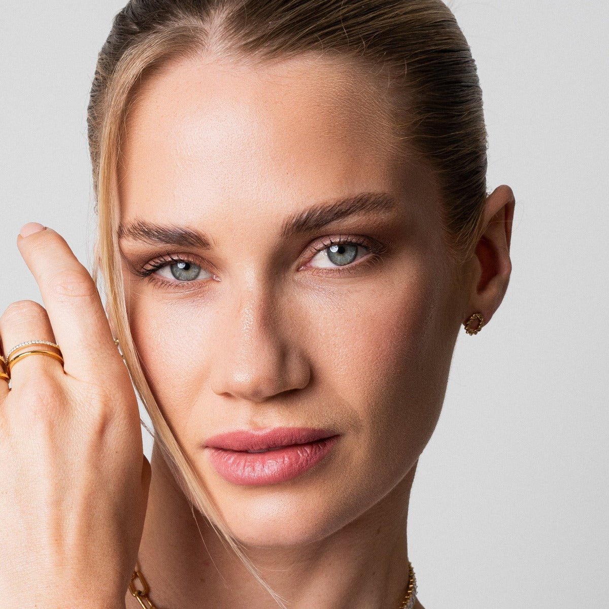 Anillo Vienne Duplo Bañado en Oro 18k