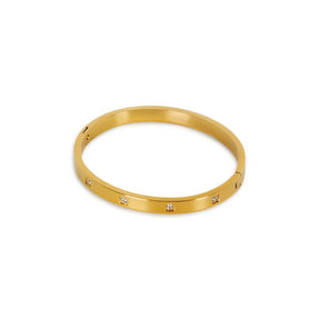Brazalete Amélie Bañado en Oro 18k