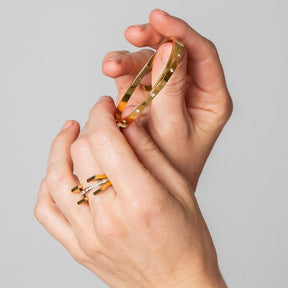 Anillo Truth Bañado en Oro 18k