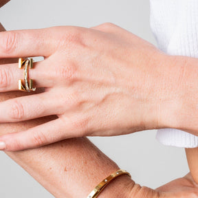 Anillo Truth Bañado en Oro 18k