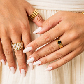 Anillo Coliseu Bañado en Oro 18k