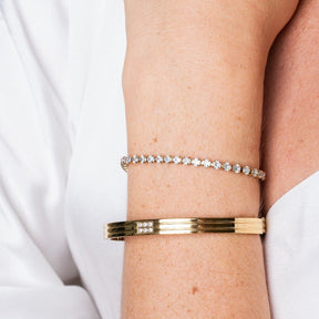 Pulsera Riviera Puket Ajustable Bañado en Oro 18k