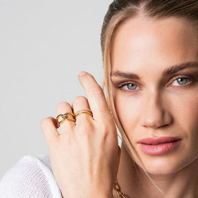 Anillo Ternura Bañado en Oro 18k