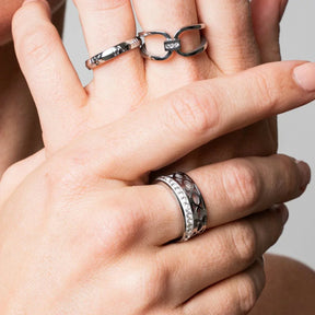 Anillo Mosaico - Plata