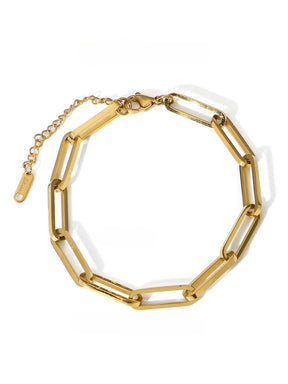 Pulsera Elos Celina Cadena Bañado en Oro 18K