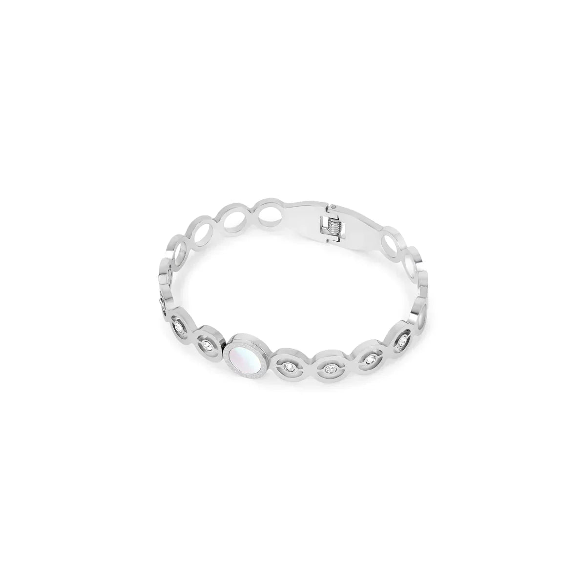 Brazalete Olivia Piedra Zirconia - Plata