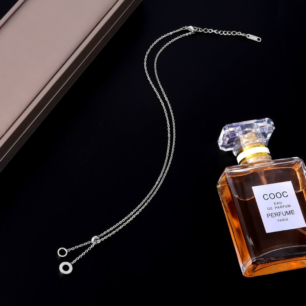 Collar Gravatinha Athenas Bañado en Oro 18k