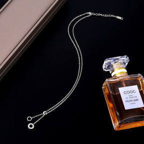 Collar Gravatinha Athenas Bañado en Oro 18k