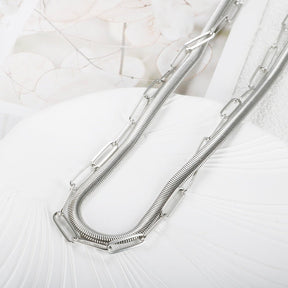 Mix Collar Antonela Bañado en Oro 18k