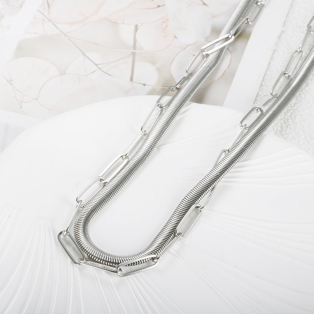 Mix Collar Antonela - Plata