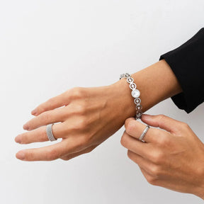 Anillo Esferas Icônica - Plata