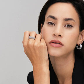 Anillo Esferas Icônica - Plata