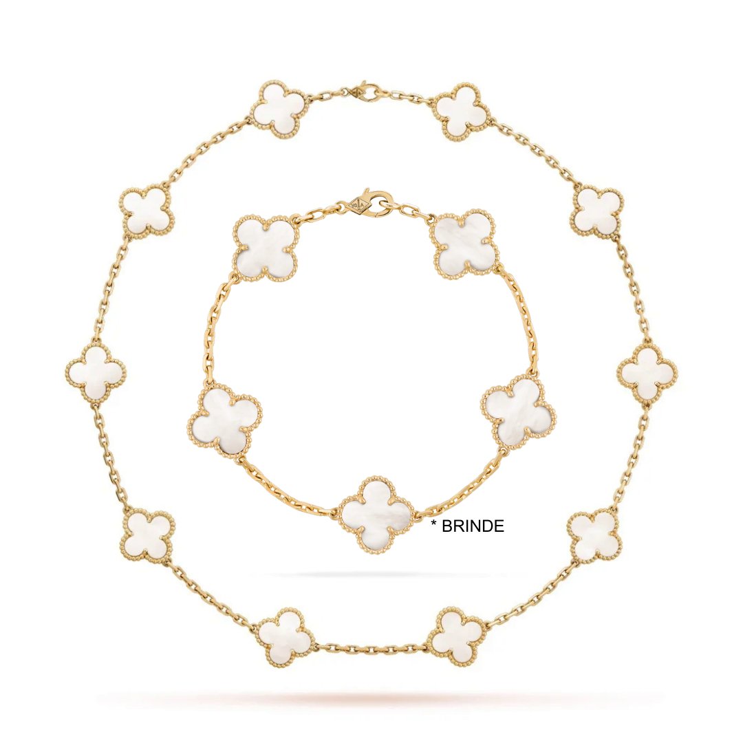 Collar Vintage Alhambra - Brinde Pulsera