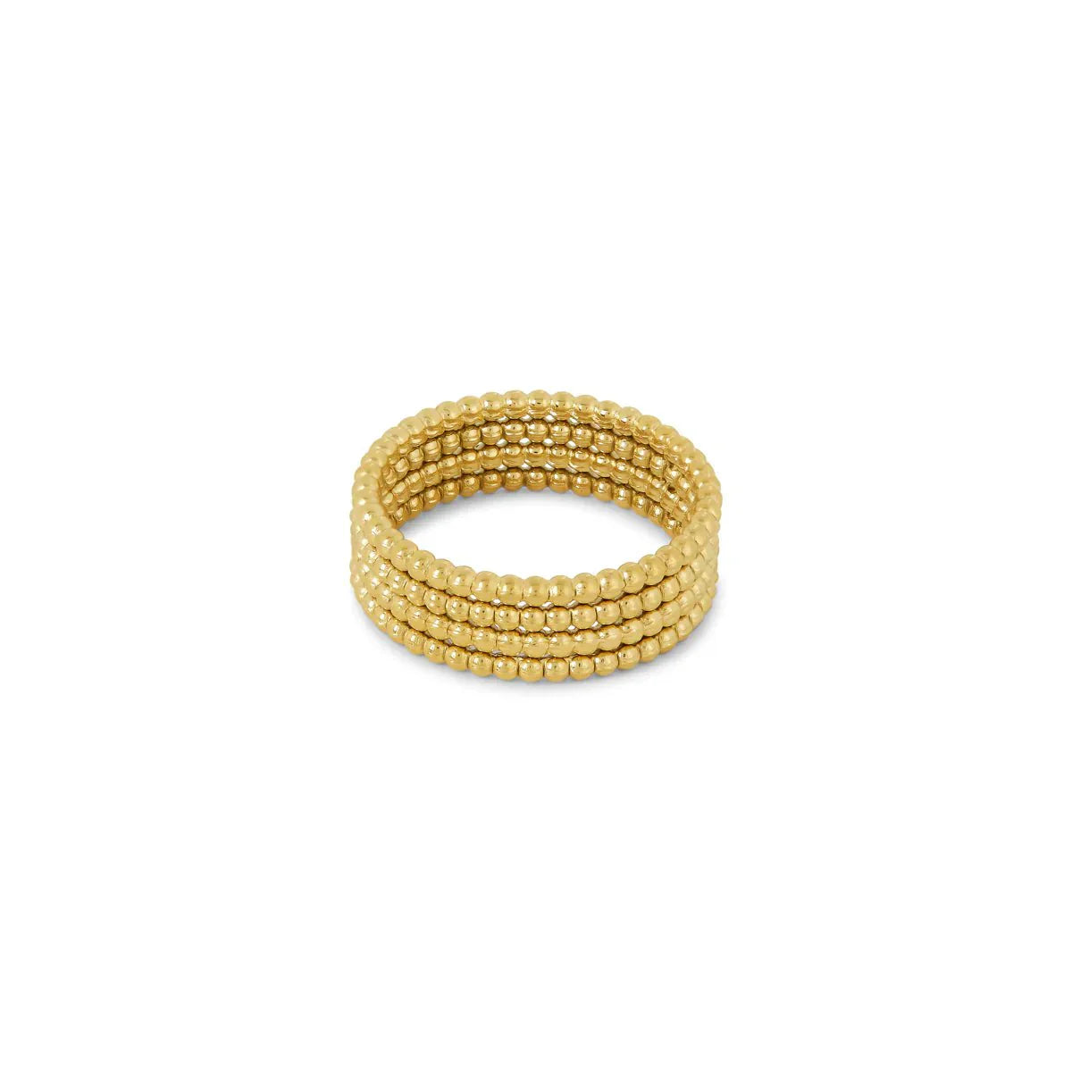 Anillo Esferas Icônica Bañado en Oro 18K