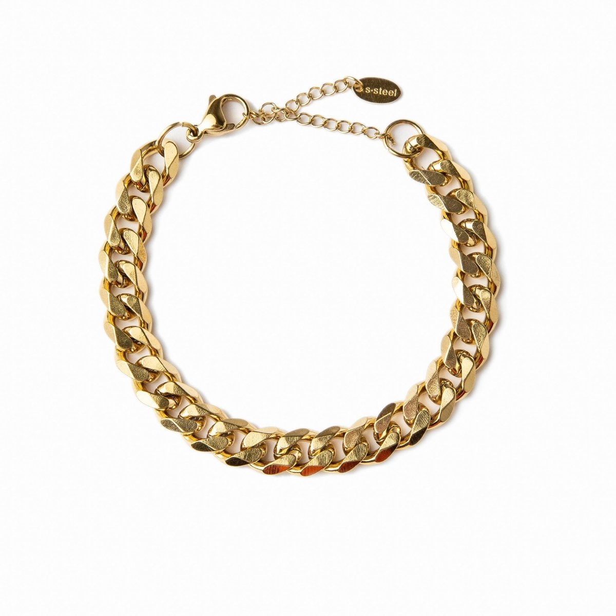 Pulsera de Cadena Petra Bañado en Oro 18K