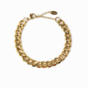 Pulsera de Cadena Petra Bañado en Oro 18K
