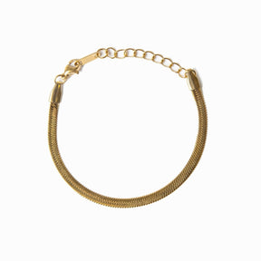 Pulsera Malha Bañada en Oro 18K