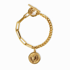 Pulsera New York Cents Bañado en Oro 18K
