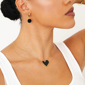 Collar Sweet Alhambra Inspiração -  Corazón Preto