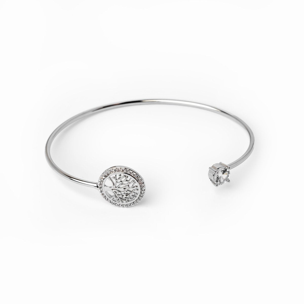 Brazalete Árbol da Vida - Plata