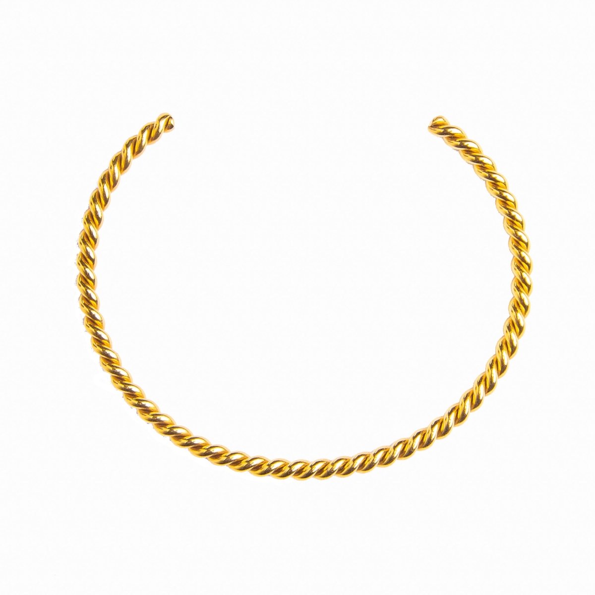 Brazalete Twist Bañado en Oro 18K