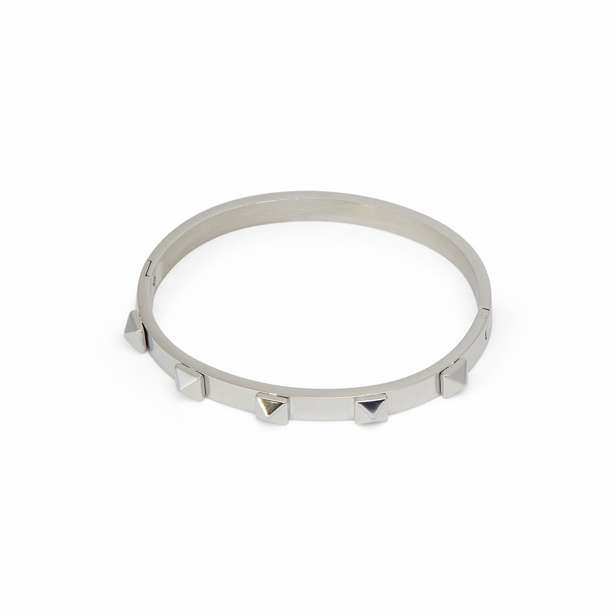 Brazalete Tachas - Plata
