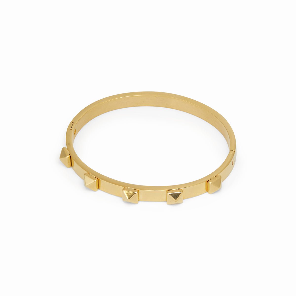 Brazalete Tachas Bañado en Oro 18K