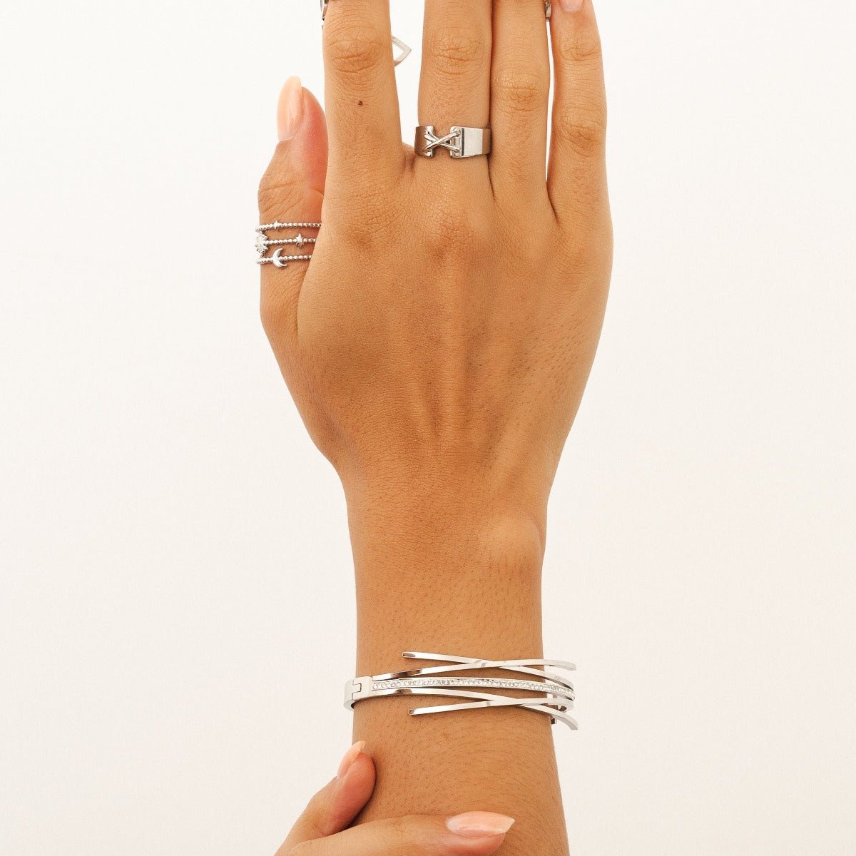 Brazalete Florence Zirconia - Plata