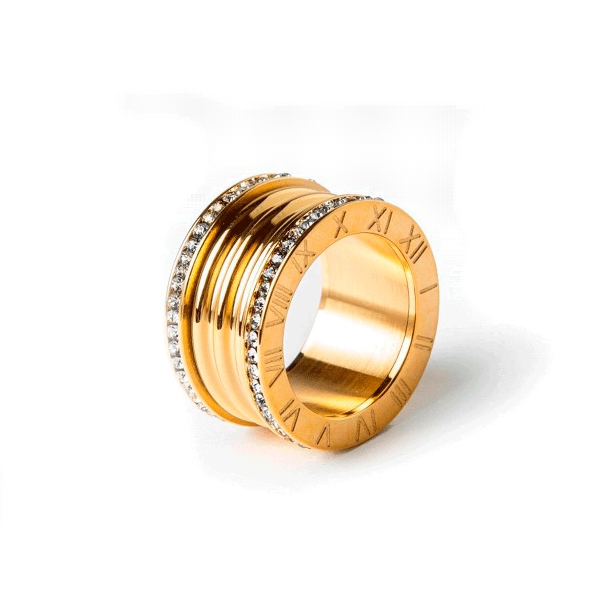 Anillo Luxo Imperial Bañado en Oro 18K