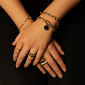 Anillo Génova Bañado en Oro 18K