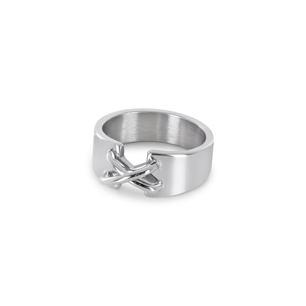 Anillo Corset - Plata