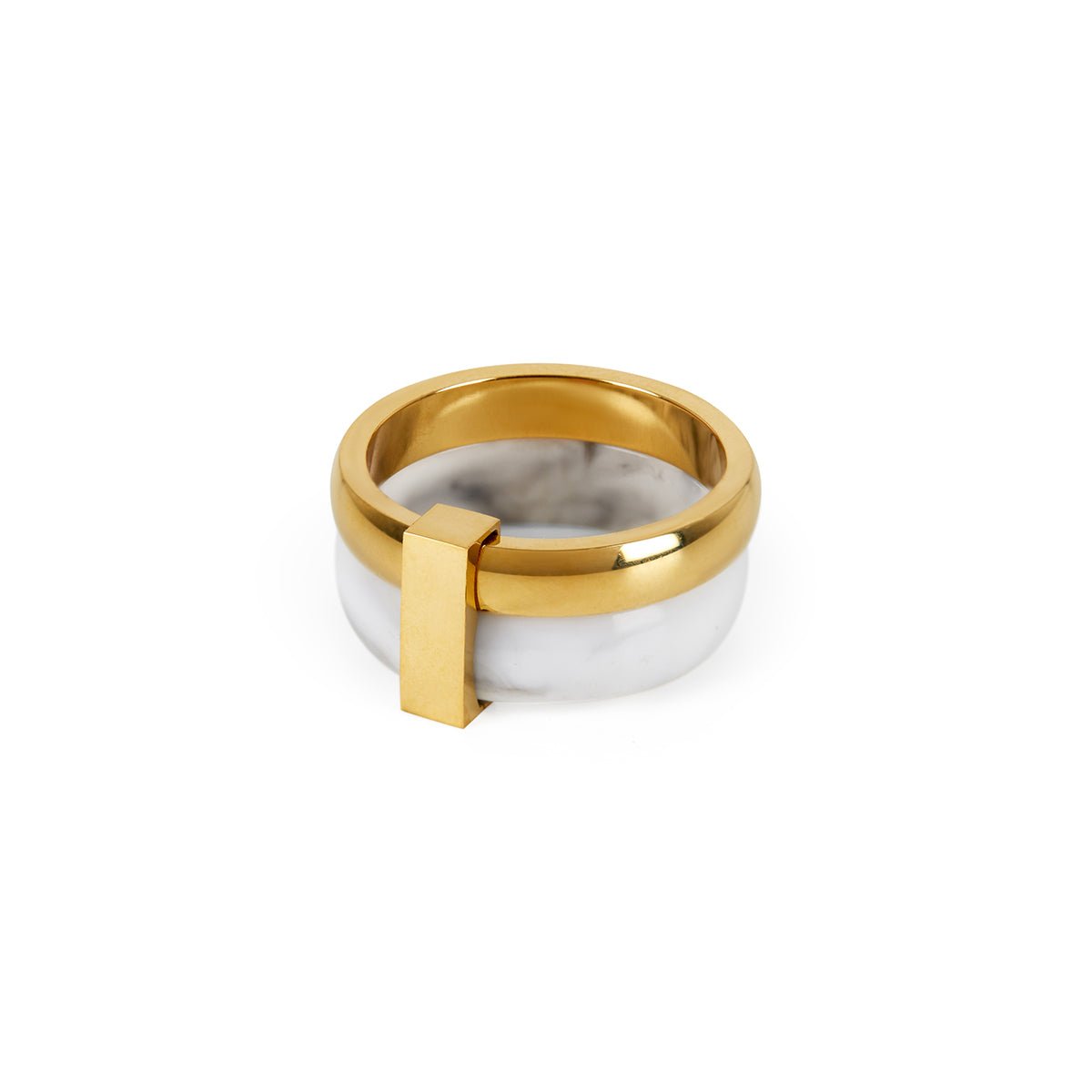 Anillo Capas Rich Bañado en Oro 18K