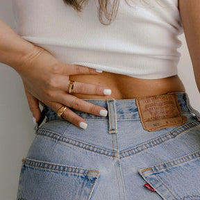 Anillo Trindade Bañado en Oro 18K